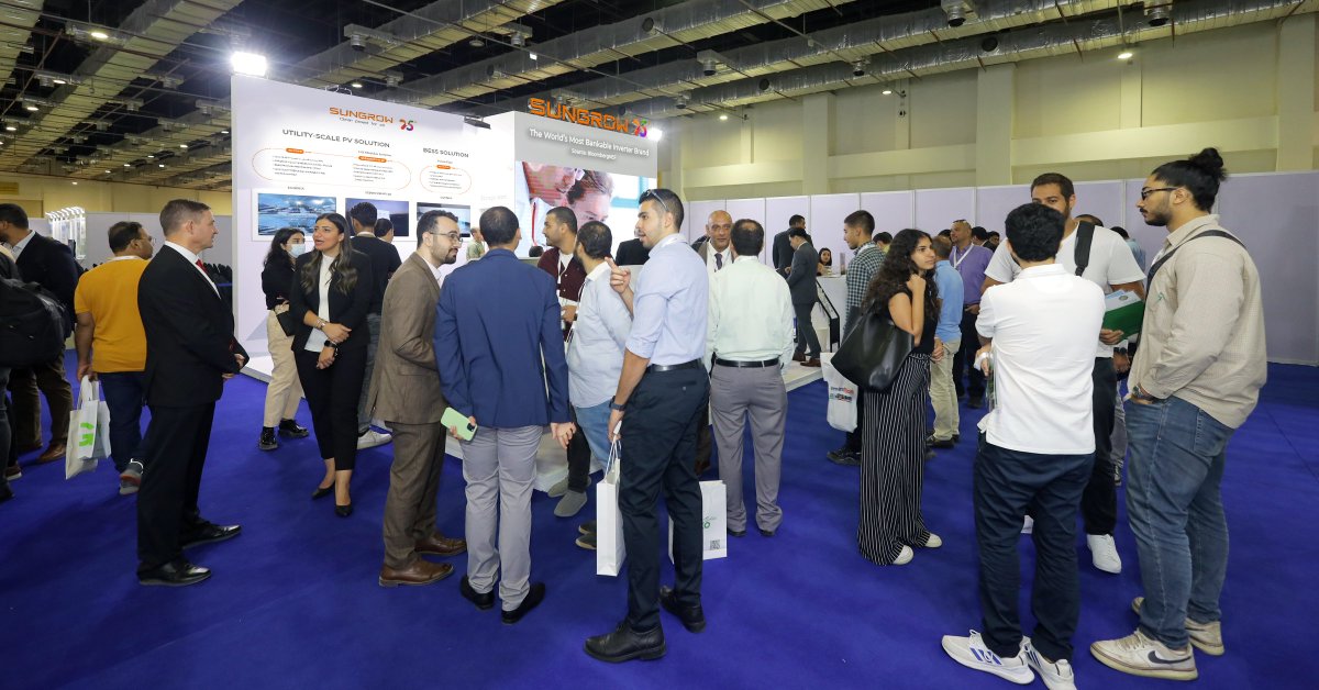 Sungrow_Power's tweet photo. #SolarShowMENA 2022 has successfully ended! We are delighted to see our #ESS and #PV products have attracted so many visitors, and we had a fantastic time connecting with many of you. We will see you all next year! https://t.co/wyWt6FboEZ
