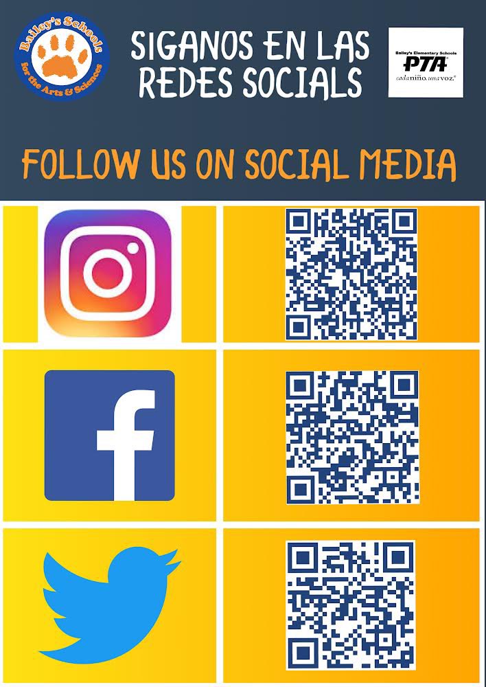 Bailey’s Elementary Schools PTA (@baileys_pta) on Twitter photo Siguanos en las redes sociales, así está al tanto de todas las noticias de Bailey’s. <a href="/BaileysES_FCPS/">Bailey's Elementary School for the Arts & Sciences</a> Don’t miss out on any day to day news! Follow us on:
Instagram: @BaileysPTA
Facebook: @BaileysPTA
Twitter: <a href="/Baileys_PTA/">Bailey’s Elementary Schools PTA</a> Siguanos en las redes sociales, así está al tanto de todas las noticias de Bailey’s. <a href="/BaileysES_FCPS/">Bailey's Elementary School for the Arts & Sciences</a> Don’t miss out on any day to day news! Follow us on:
Instagram: @BaileysPTA
Facebook: @BaileysPTA
Twitter: <a href="/Baileys_PTA/">Bailey’s Elementary Schools PTA</a>
