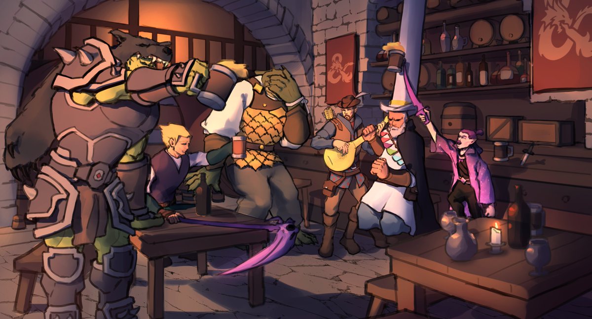 Sho_Xo8's tweet photo. DnD Commission🍻 https://t.co/PRQ6EO2Vqy