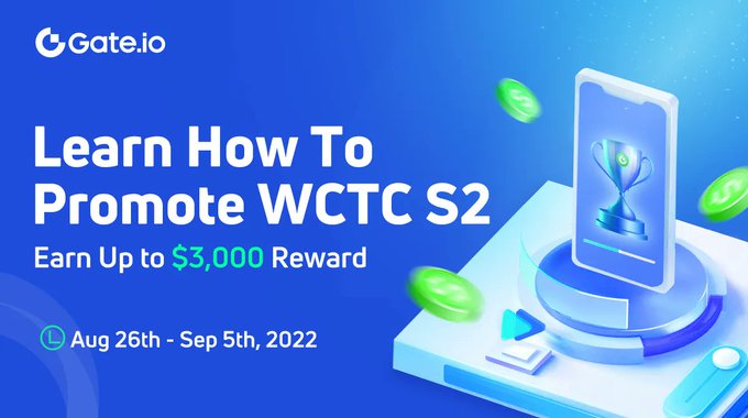 Gate_Espanol's tweet photo. 🏅¿Como promover al WCTC S2? 🏆
💸Gana hasta $3,000 de recompensa🥳
⏰ Duración: Ago 26 - Sep 5, 2022
➡️Detalles: https://t.co/M3WYlbMCV2
➡️Únete ahora: https://t.co/VB4VLilZe3
#Gateio #airdrop #futures #WCTC2 #GateInfluencers https://t.co/oEbPaVALAN