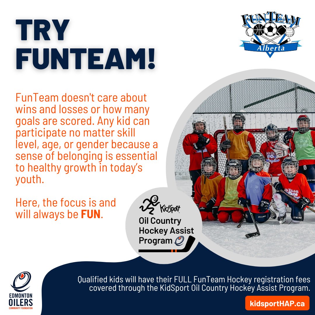 Oilers Foundation on Twitter "RT KidSportAlberta Have you heard of
