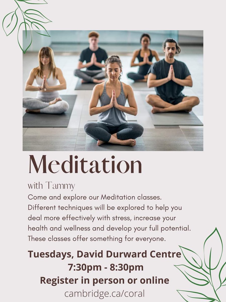 TLLC's tweet image. #meditationclasses start next week #cbridge