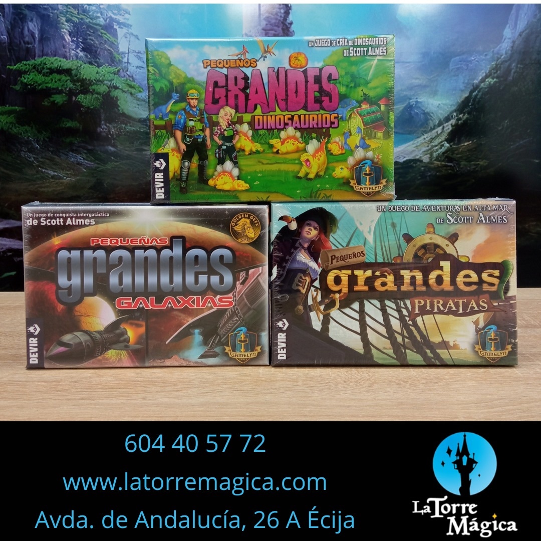 la_torre_magica's tweet photo. Ya tenemos los "Tiny Epic" o pequeños grandes de @DevirIberia 

Aunque el mazmorras se agotó muy rápido, los otros tres siguen en stock.

https://t.co/REi1zXKn8M

#latorremagica  #tinyepicgalaxies #tinyepicdinosaurs #tinyepicpirates #devir #deviriberia #juegosdemesa #boardgames https://t.co/20blEtON1S