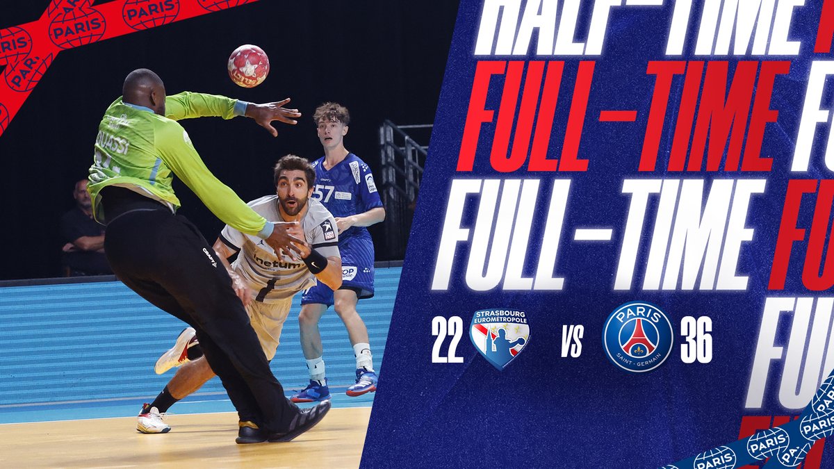 psghand's tweet photo. 60’ : C’est terminé ! Paris s’impose et poursuit son parcours en Coupe de France ! Plus d’infos à venir ! #STRPSG https://t.co/LSnSWpqMKB