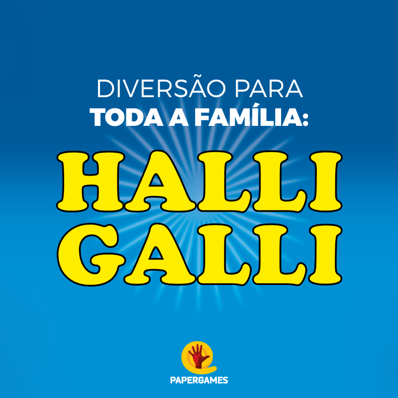 PaperGamesEd's tweet photo. Com Halli Galli a diversão em família está garantida!
Um jogo rápido, de observação e velocidade que faz a alegria de pessoas de todas as idades há mais de 30 anos!
#PaperGames #PaperGamesED #umjogoemcadamesa #HalliGalli https://t.co/YWLnc3xSzp