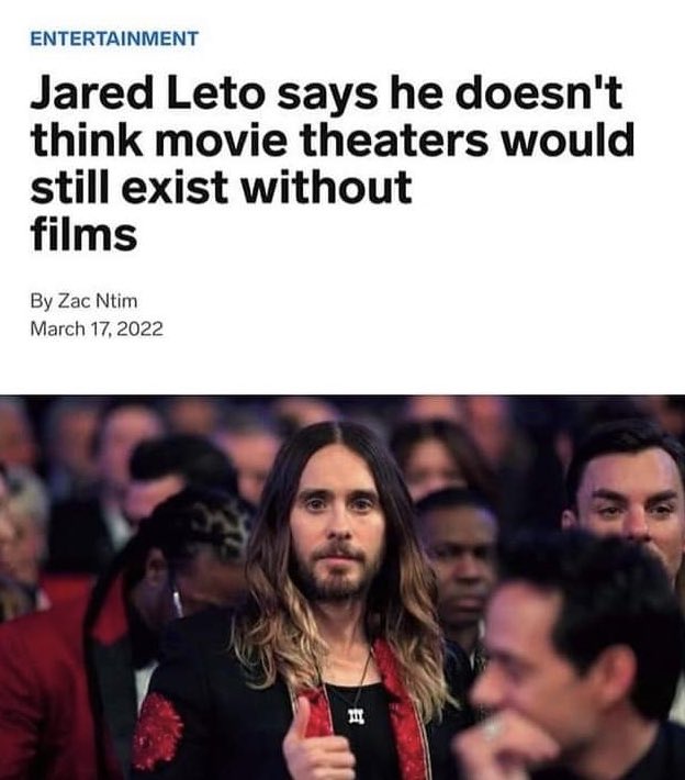 The_GM_is_God's tweet photo. “My favorite part about the movie is that it feels like a movie.” https://t.co/xdvHDd4ssV