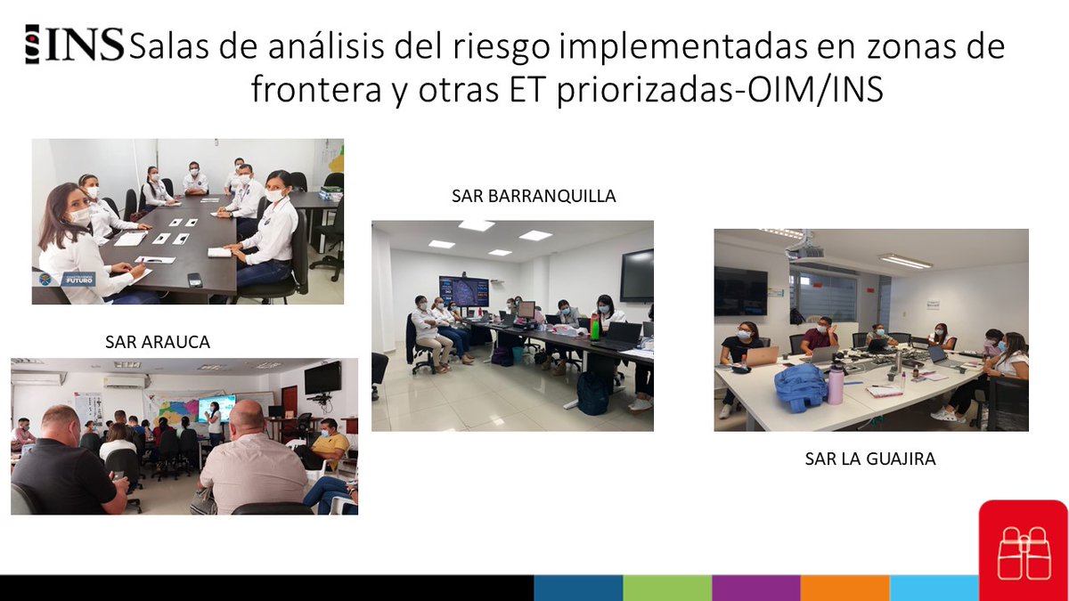 INSColombia's tweet photo. 1/8 #HiloINS INS desarrolló durante pandemia nuevas capacidades en territorios. Además de respuesta diagnóstica, implementó su modelo de detección, análisis y respuesta para gestión riesgo de eventos de interés salud pública en deptos, zonas periféricas y grandes capitales🧵 https://t.co/GWf24RW9ZQ