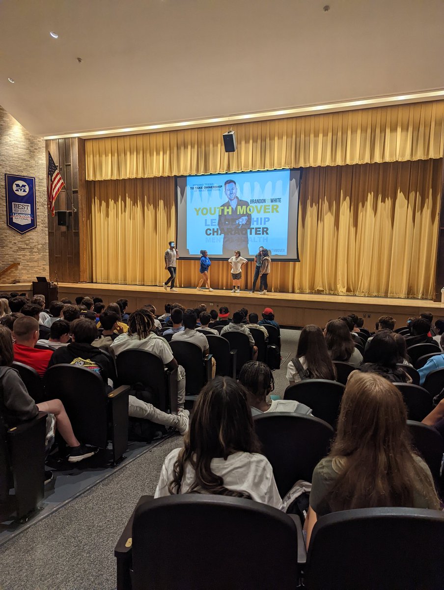 MrsPosch_MHS's tweet photo. Welcome MHS class of 2026! Great day starting with some @youthmover inspiration, then backPACking through the building! #MHSLife #WeAreMHS @aprilljumic https://t.co/rmEDgpIhZr