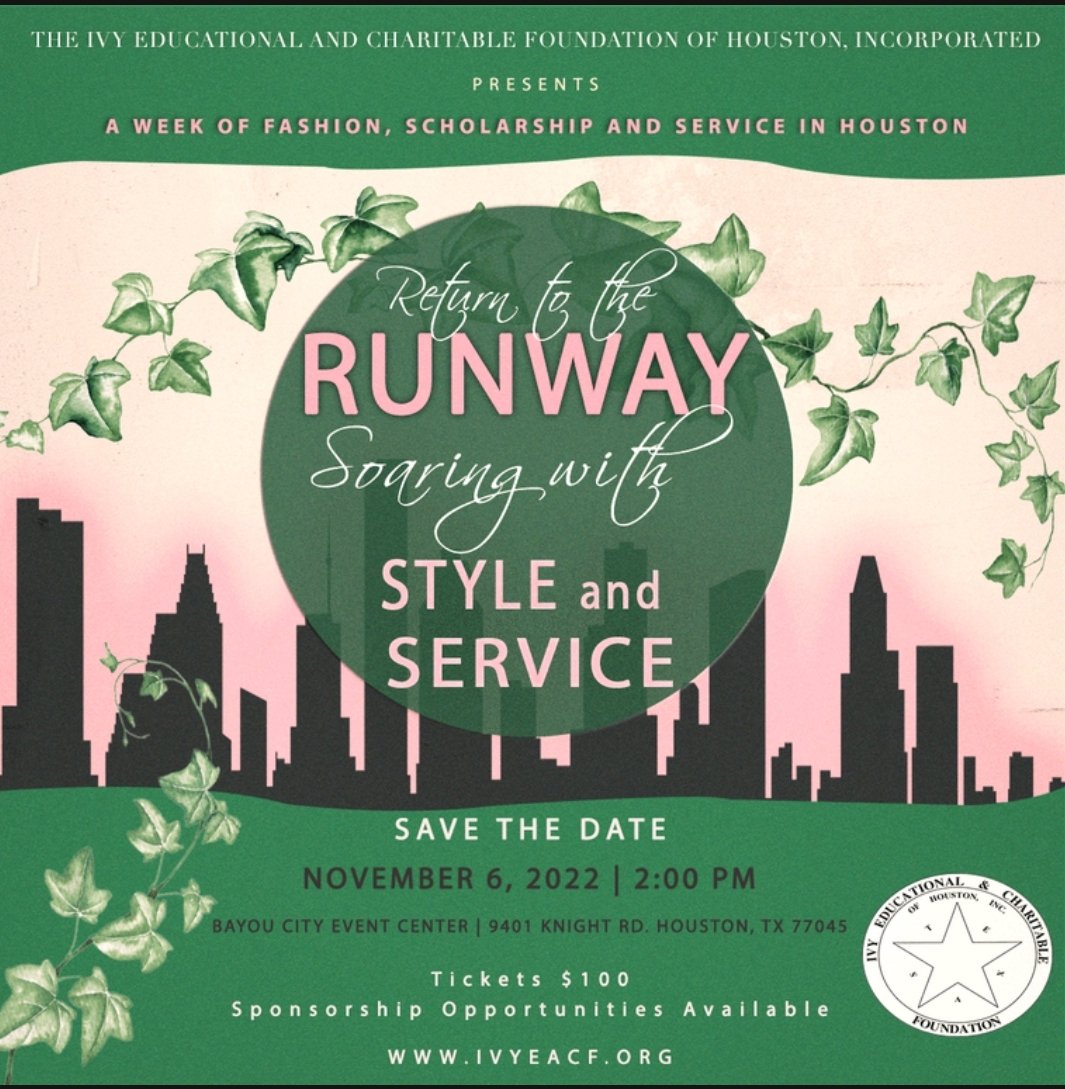 IvyEACF's tweet photo. Get Ready, Get Ready, Get Ready!

We're "Returning to the Runway ~ Soaring With Style and Service" in person with our Signature Fashion Show event! 

Mark your calendars as today mark's our official 2 month countdown! 

This event is Open to the Public! https://t.co/7tigJOIg0s