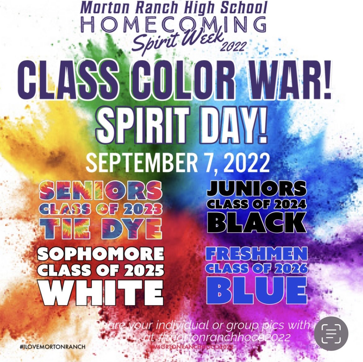 MRHSMavericks's tweet photo. Rep your Class tomorrow MAVS! https://t.co/s7YQ0HxdFt