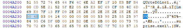 d4rksystem's tweet image. #Malware analysis tip:

You can automatically extract certain files hidden inside an image file (steganography) using 7zip, such as this PK file hidden inside a JFIF image. Remove the file extension and extract with 7z, and 7z will attempt to locate embedded files and extract 🥳