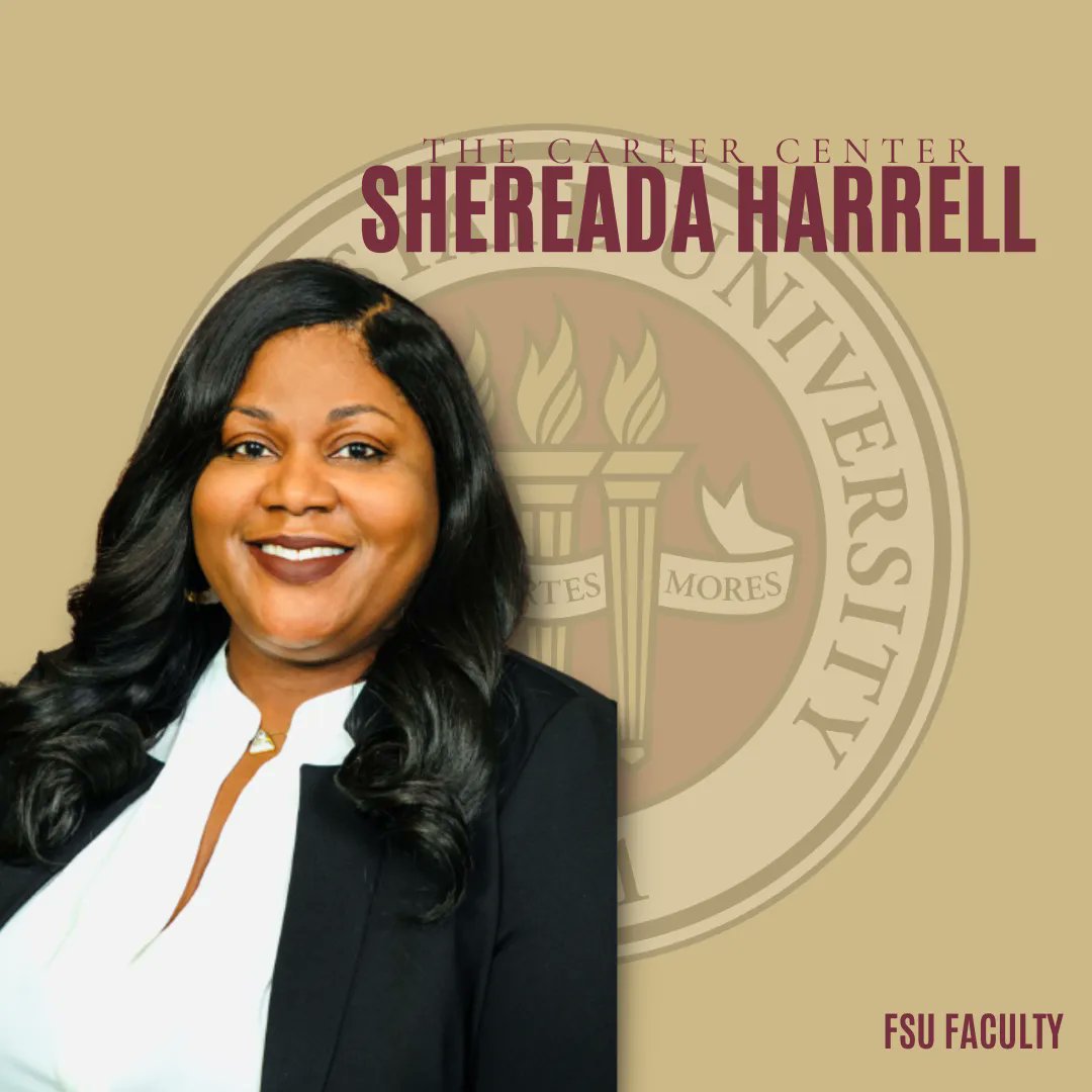 FSUFaculty's tweet photo. Shereada Harrell at the Career Center (@fsucareercenter) was named president-elect of the Southern Association of Colleges and Employers. 

She will be directly involved in the Association Strategic Planning Committee and By-Laws management. Congratulations on the achievement! https://t.co/ZHKTkTE140