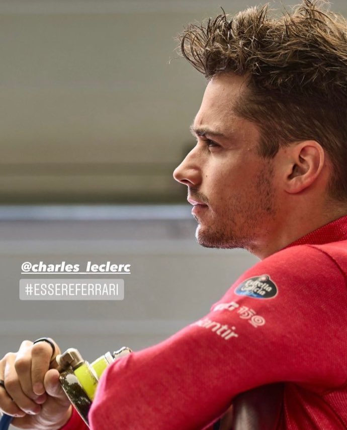 vromvrommadie's tweet photo. Side profile Charles Leclerc is the 8th wonder of the world https://t.co/LLM1rdAaO3