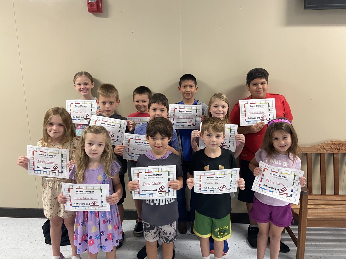 Check out our Game Changers!  Thank you for working so hard!
#EastSidePride #CallowaySchools