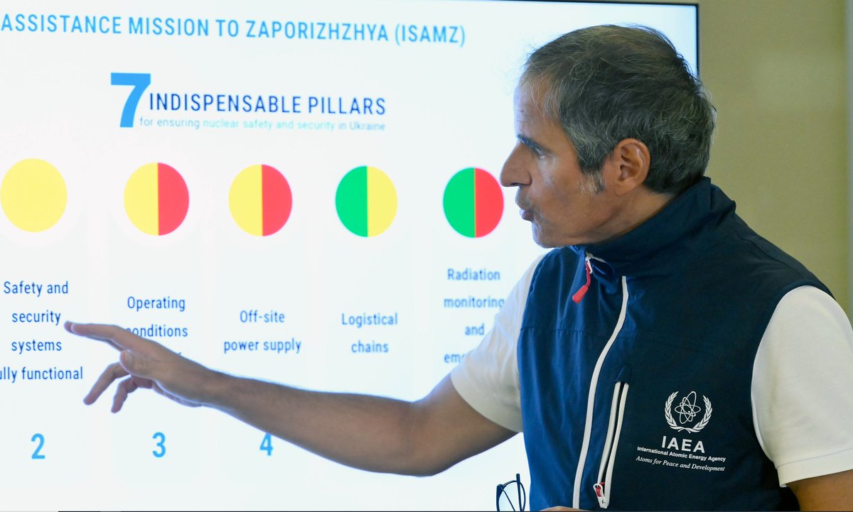 Clear message from #Norway to #Russia in the #SecurityCouncil:

Russia must immediately withdraw its forces in and around the Zaporizhzhia nuclear power plant, and all other nuclear facilities in #Ukraine 

🇳🇴#NorwayUNSC Statement➡️
norway.no/en/missions/UN…

📸: IAEA #ZNPP