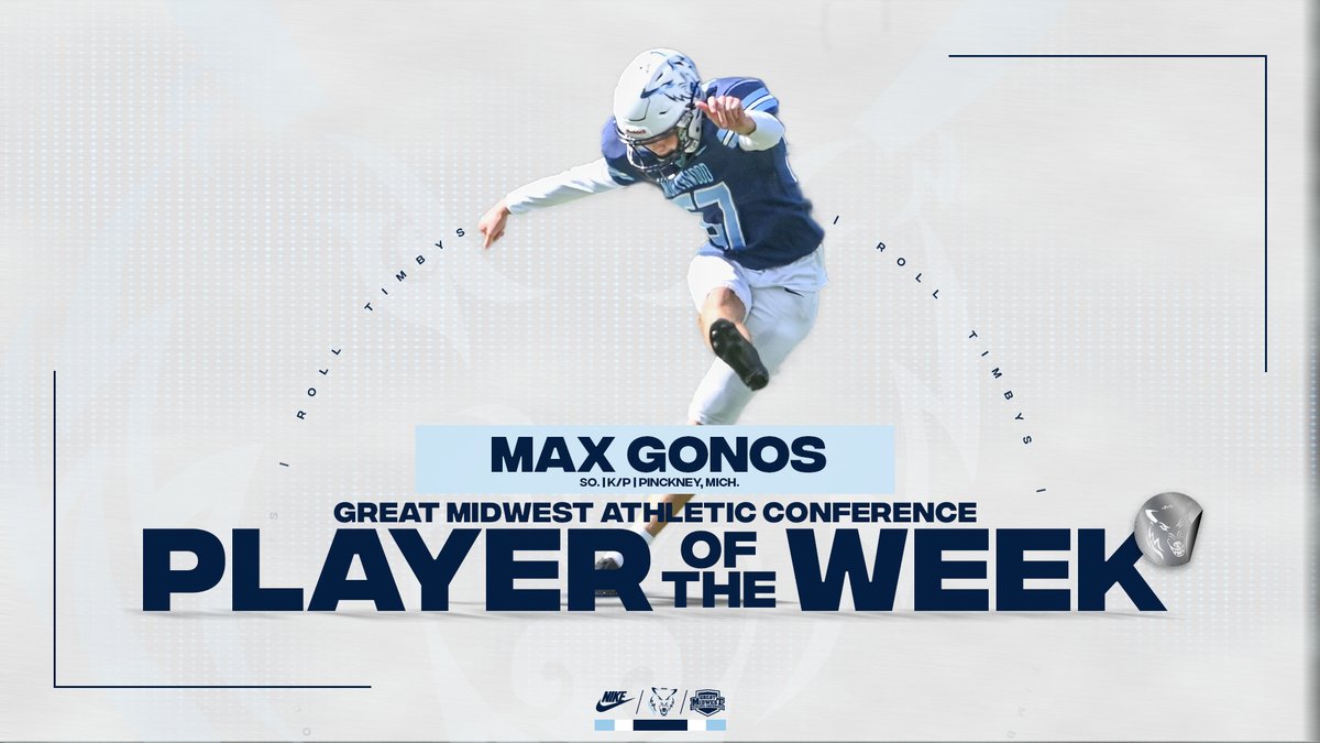 Max Gonos Named GMAC Special Teams Player of the Week bit.ly/3D3WRJI