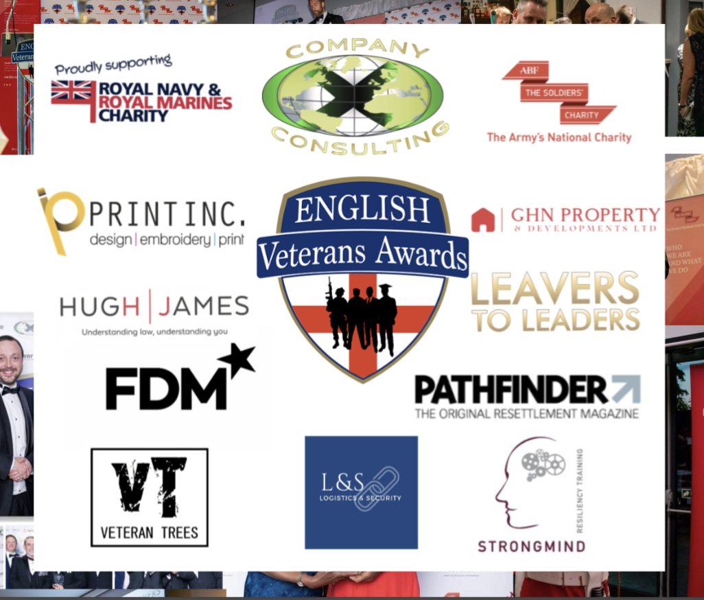 AwardsVeterans's tweet photo. All our team would like to say a huge thanks to all our sponsors and partners at this year's Awards, without you &amp; your support we wouldn't be able to do what we do for our community!  Thank you all! 

Let's celebrate together! 

#veterans #veteransawards #military https://t.co/0U8SGxrozD