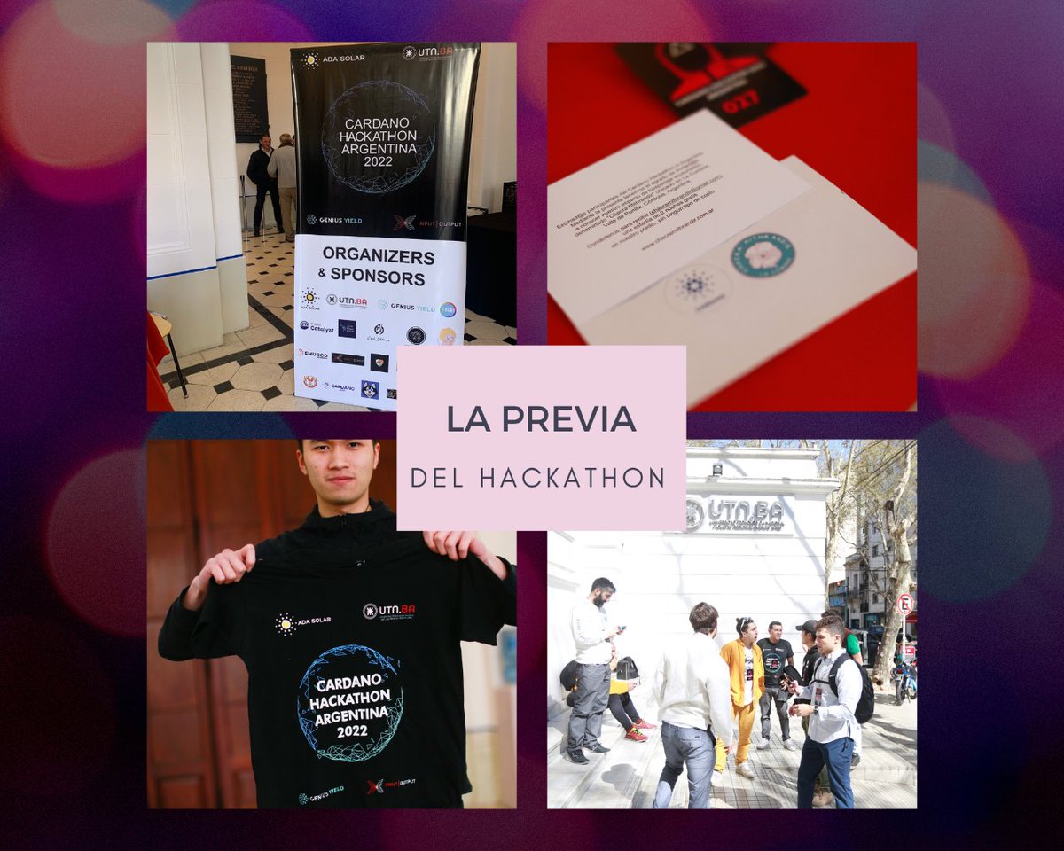 AldeaDao's tweet image. Estuvimos en el Hackathon de Argentina no solo presentando el proyecto de ALDEA, sino compartiendo con la comunidad y registrando este fantástico evento 🧵👇

#Cardanohackathon #Cardanoeducation #hackathon #CardanoCommunity