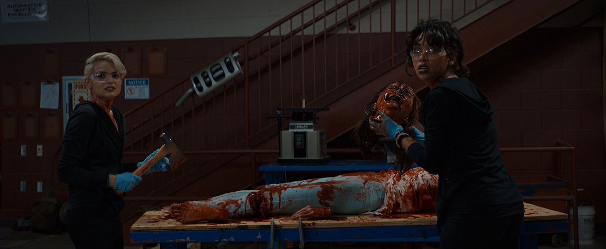 THorror_Lover_'s tweet image. #TragedyGirls quiere ser el remake juvenil de The Rise of Leslie Vernon, pero lo que prometía ser la enésima vuelta de tuerca al subgénero slasher termina siendo un simpático pero simplón homenaje al mismo basado en continuas referencias con mucho peso de drama adolescente. 5/10