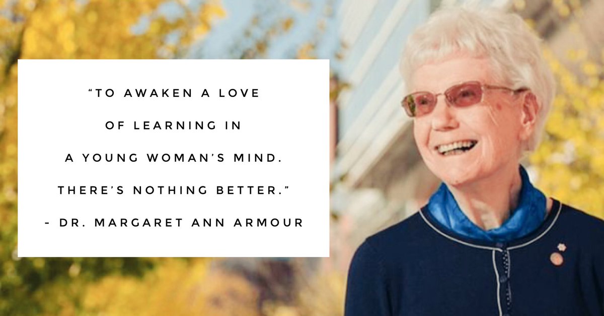 In honour of Dr Margaret-Ann Armour’s 83rd birthday today, I just donated to the Scholarship Fund established in her honour.  Will you join me by donating to create valuable professional development opportunities for deserving SETT professionals?  eventbrite.ca/e/donate-to-th…