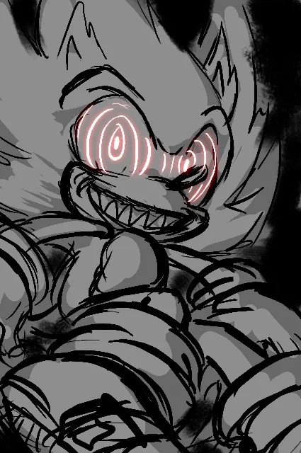 Some really old late night doodles of fleetway (super sonic)dark sonicsonic exeeat up, kiddies 