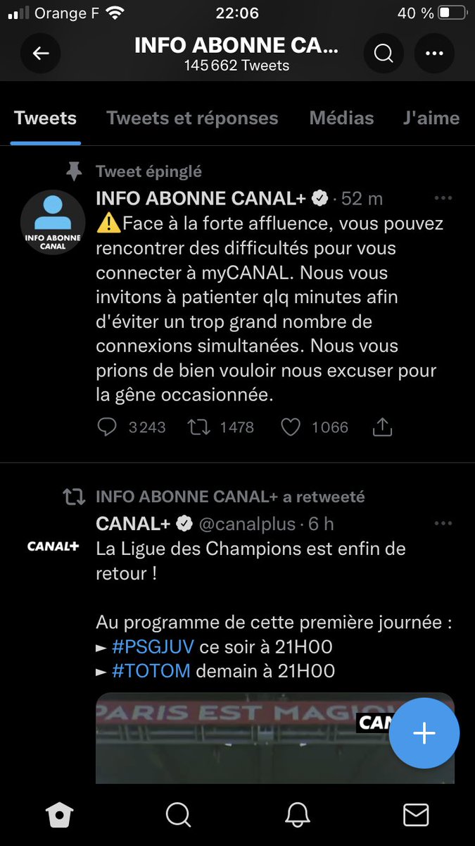 Jon_w_ski's tweet photo. Et ça donne des leçons à tout le monde. Tu payes un service. Le service n’est pas assuré. Tu comptes faire quoi @myCANAL @InfoAbonneCanal @canalplus #AnalPlus #mycanal https://t.co/PS2U10Dfx3