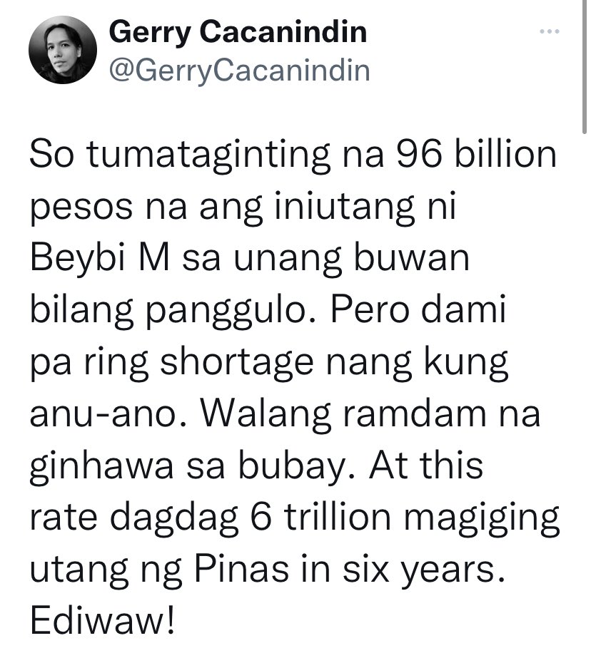 DocBenjieDVM's tweet photo. Talinong walang sustansya.. https://t.co/K7fFQbvVMY