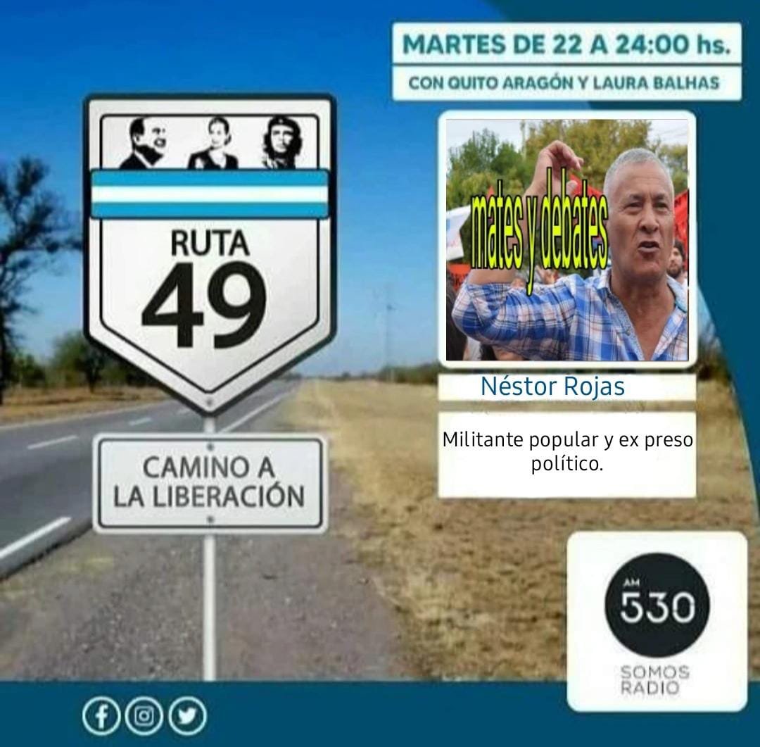 defierroradio's tweet photo. Ruta 49, El Camino de la Liberación 
🛣️4️⃣9️⃣ 
🎉 Subite a la Ruta de la Justicia Social 🎉

Conducen @quitoaragon y @LauraBalhas
Vamos a estar charlando con:
🎙️ Nestor Rojas
🎙️ Juan Manuel Reboredo
🎙️ @JoseDeFierro
🎙️ Pamela Vázquez Vigo

¡De 22 a 24hs en @somosradioam530!
#Ruta49 https://t.co/1LPnXFxxiV