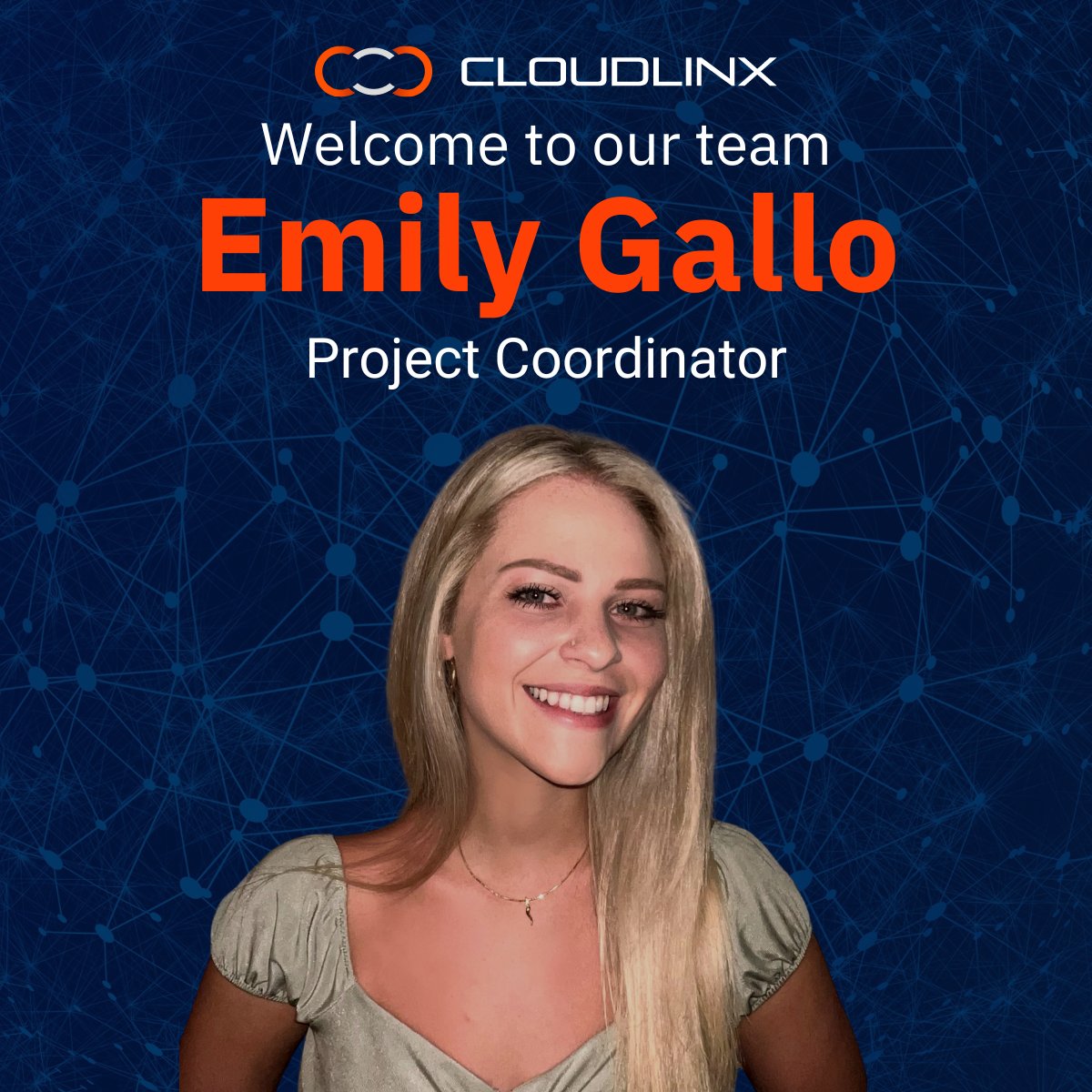 Cloudlinx is proud to welcome Emily Gallo as Project Coordinator to our growing organization. She will be working directly with our Director of Operations, Brianna Rickert, and her carrier services delivery group. #digitaltransformation #contactcenter #CCaaS
