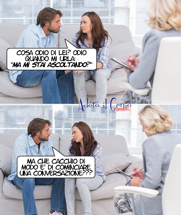 ADORO IL GENIO - OI DIALOGOI

Quando fate così siete proprio insopportabili.

#adoroilgenio #6settembre #uominiedonne #platone #coppia #terapiadicoppia #psicologia #psicologa #terapia #matrimonio #idialoghi #dialoghi