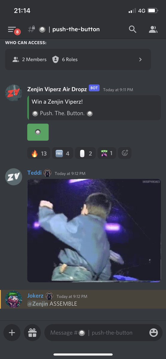 JokerzNft's tweet photo. Teddi brought back the fucking button https://t.co/wJjlT7coIh