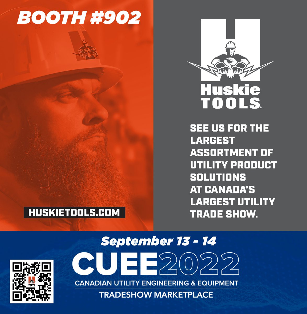 HuskieTools's tweet photo. Just one week away...Huskie Tools will be at CUEE on 9/13-14. Stop by booth 902 to see us! power@huskietools.com
#canadautility #canadianlineworkers #canadianlinemen #utilities #canadianlinewomen #powerworkers #ElectricUtilities #utilities #electric #electrical #electricalworkers https://t.co/SlWBUk6Xvf
