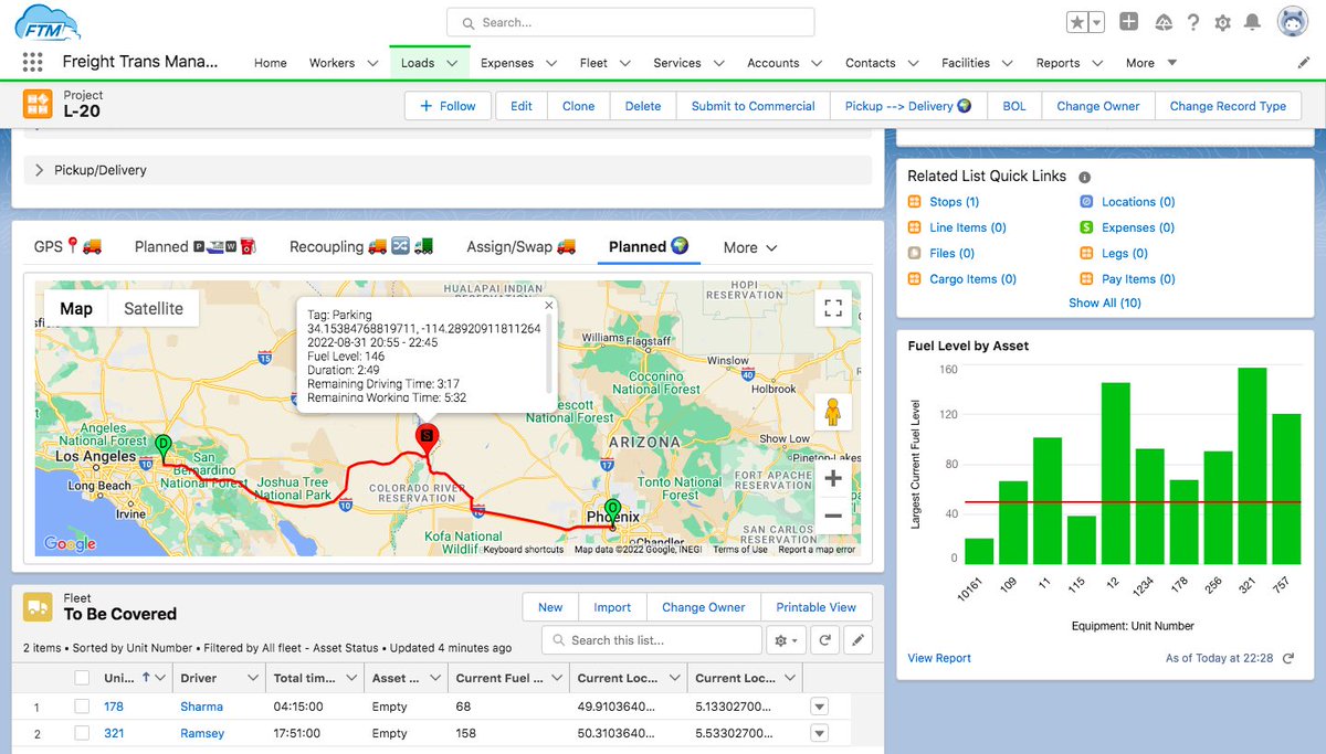 FreightTransMgr's tweet photo. Hereβs a glimpse of what @FreightTransMgr does for your #freight business:
- Instantly create #bol #rateconfirmation #invoice
- Quickly cover empty #trucks based on #driver hours of service
- Add stops on the fly
- Monitor #fuel levels https://t.co/c6tKDHQkpM