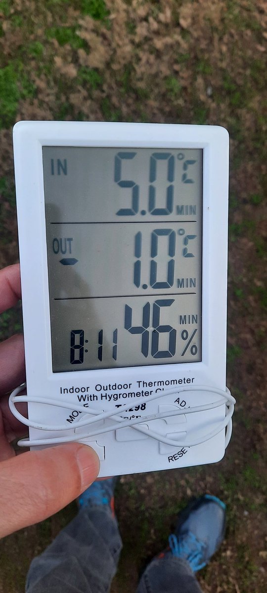 Vakapiupiu's tweet photo. @joan_manuel1969 @meteo_garraf A ple hivern, quan al Port hi marca 5.5 graus, a #Balmins hi ha 2.5 o 3 graus. Amb gelada a terra i una mica sota zero!
Com em refresca veure això ara♡
Passat 19 de #gener2022 https://t.co/89jENzh4Pm