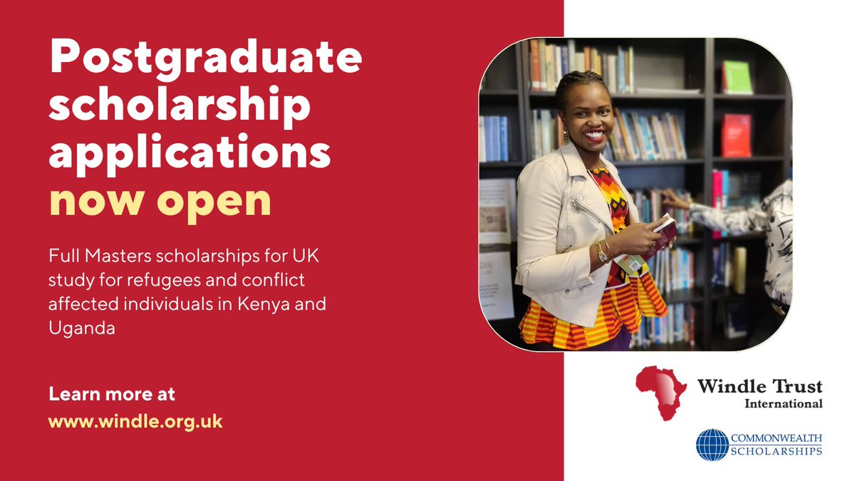 Can you help us spread the news? Applications for our 2023 Masters scholarships are now open We particularly encourage women, minorities, refugees and IDPs in Kenya and Uganda to apply Please RT to share, follow for updates and guidance bit.ly/3BhLH2z #Scholarships