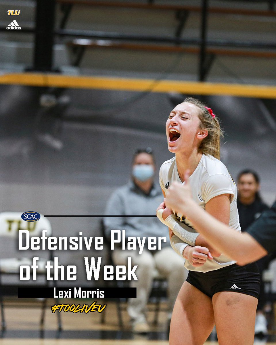 Dig Queen 👑

First week. First award.

<a href="/Lexi_Taylorrr/">Lexi Morris</a> is the SCAC Defensive Player of the Week.

🗞: tlubulldogs.com/sports/wvball/…

#TooLiveU | #PupsUp