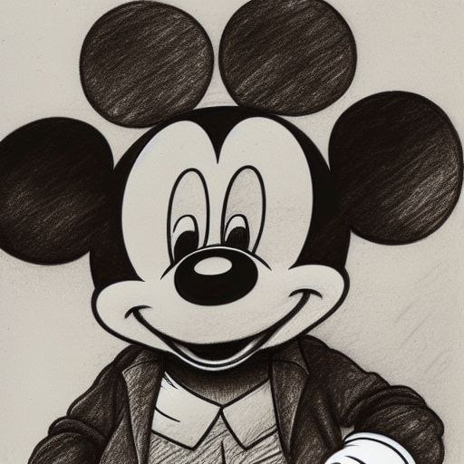 #newAiEngine What do you think about this kind of art? #stableDiffusion #aiart #pencil #art #berlin #hamburg #koeln #germany #mickeymouse