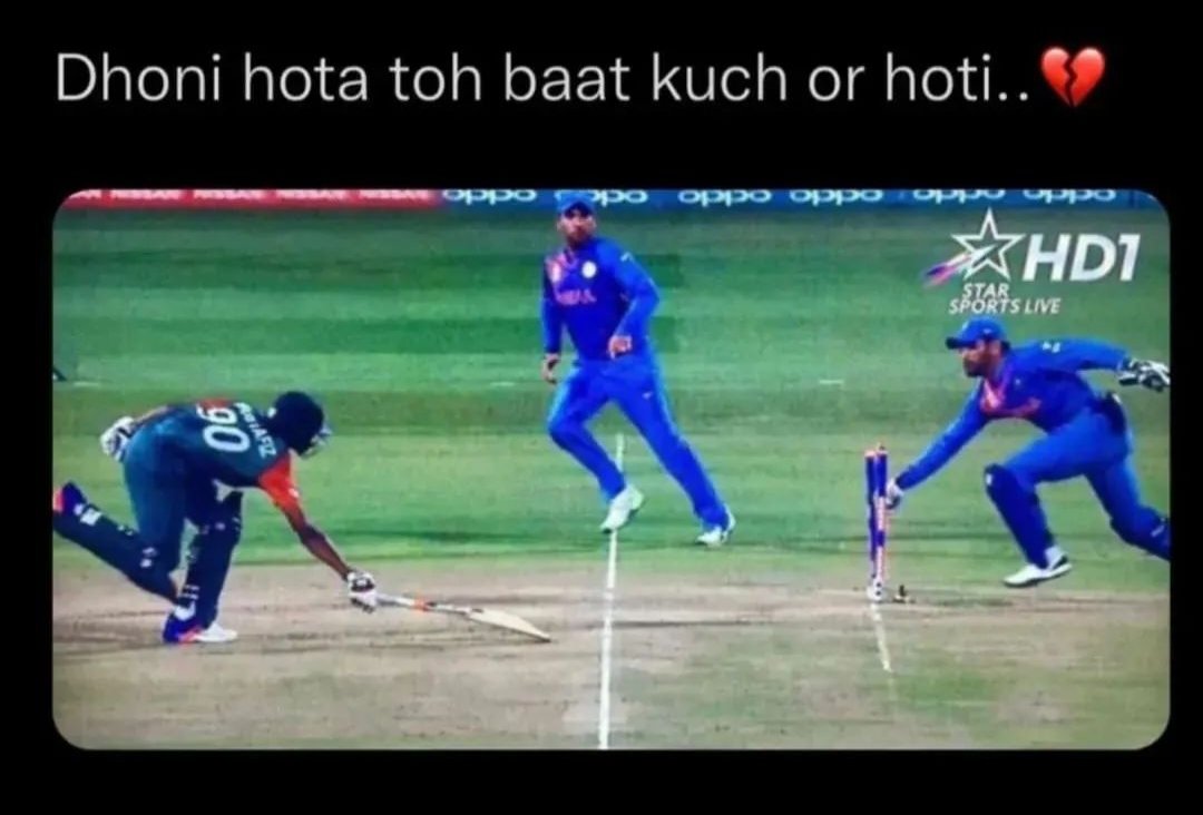 once again it has been proved that without Dhoni, Team India is nothing.
#missingdhoni
#INDvsSL