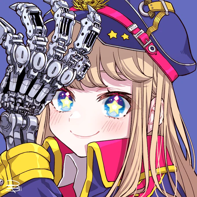 武にぃ()のカルーアちゃん描かせていただきました!メカっ娘かわえ～～～～～～～～～～ 