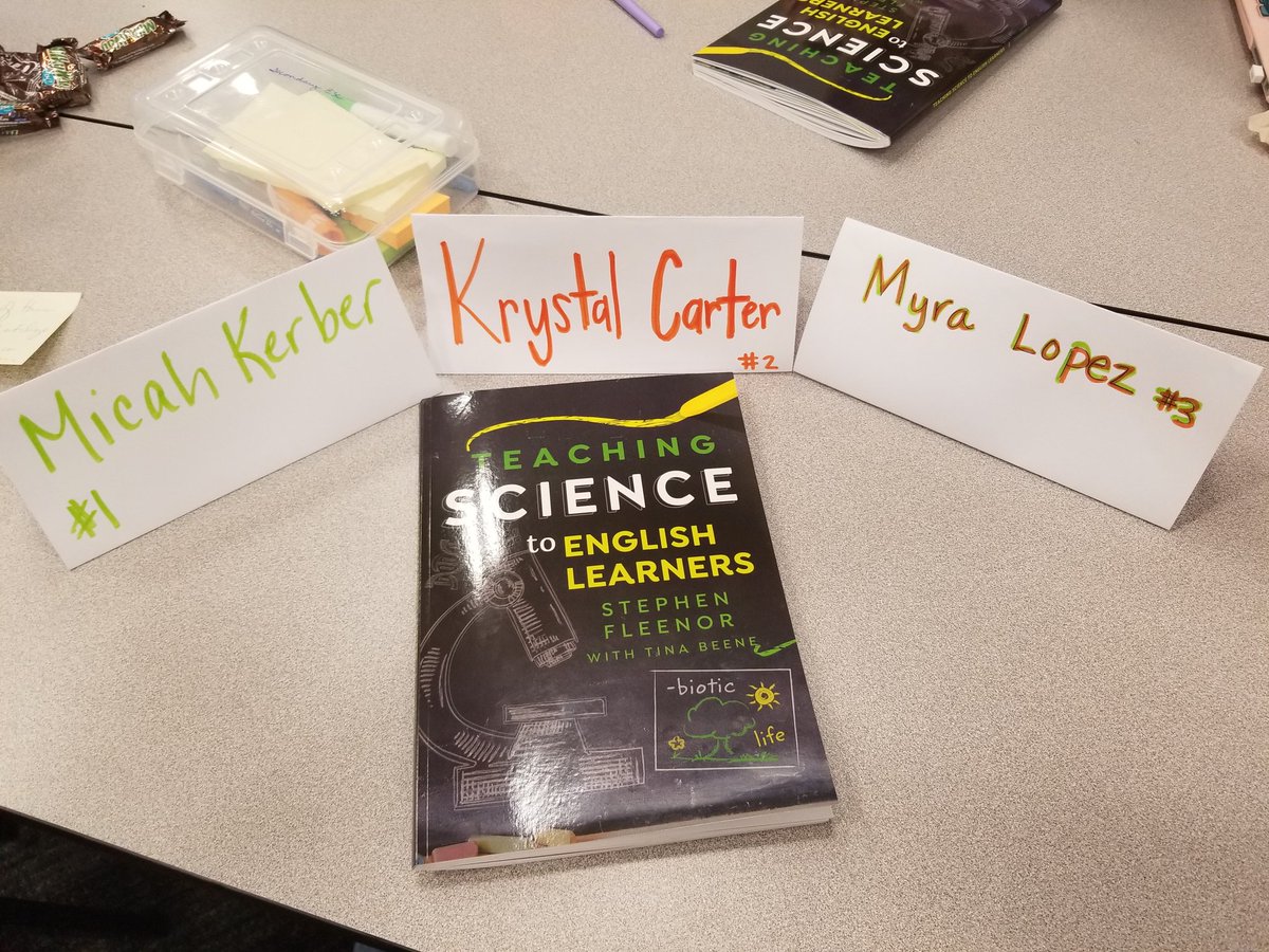 MrsMCLopez's tweet photo. Enjoyed learning new strategies to support newcomers while working with new and old teammates! @MDJH_Panthers @MicahKerber @NataliaESL #PantherScience https://t.co/AKvASrIOfR