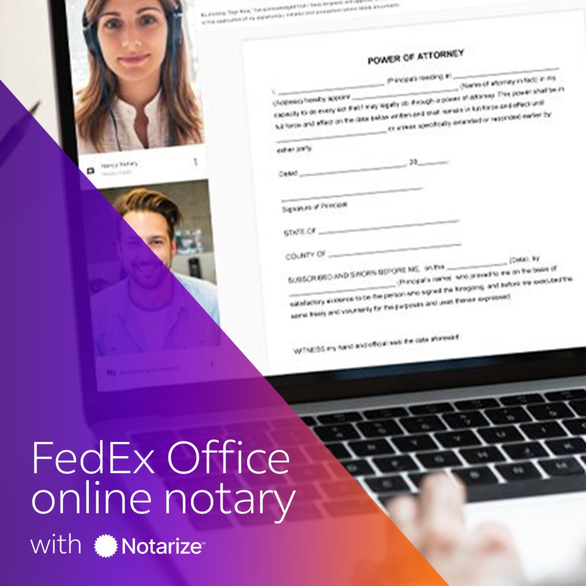 Get your Notarizations done when it's convenient for you, entirely online. 🖥️ Choose FedEx Office Online #Notary with @notarize office.fedex.com/default/online…
