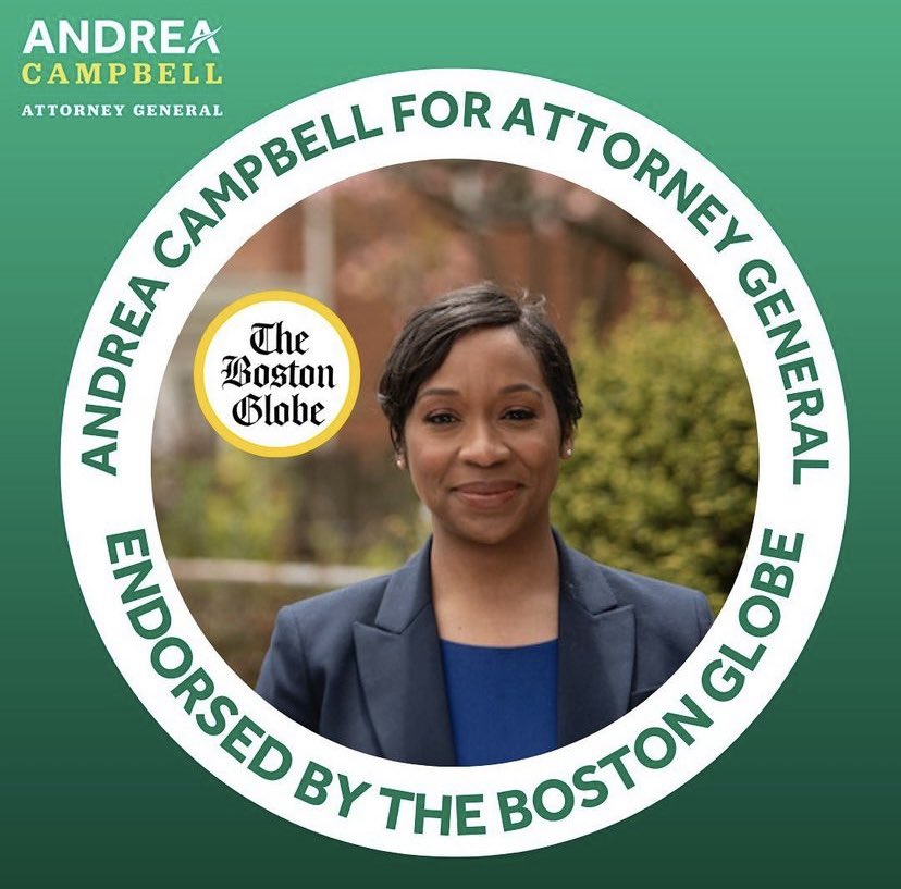 kerithompson's tweet photo. So proud to cast my vote for @AndreaForAG. She has built a strong statewide coalition of support, including current AG @maura_healey. I’m proud to call her a friend and to be a member of this team! Can’t wait to elect Andrea as our next AG! #mapoli #ACforAG #teamcampbell https://t.co/Q4edyiVKRI