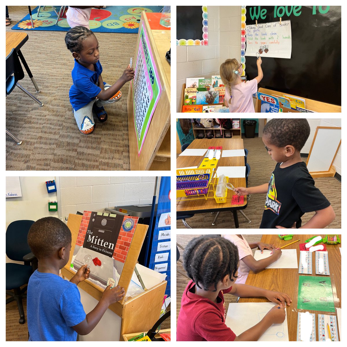 LESKakaras's tweet photo. Studying our 5 senses this week! We see with our eyes 👀and have tools to help us see things in more detail! 🔎#Kindergarten #exploretolearn @LeaphartElem https://t.co/GVifOh2Wsn