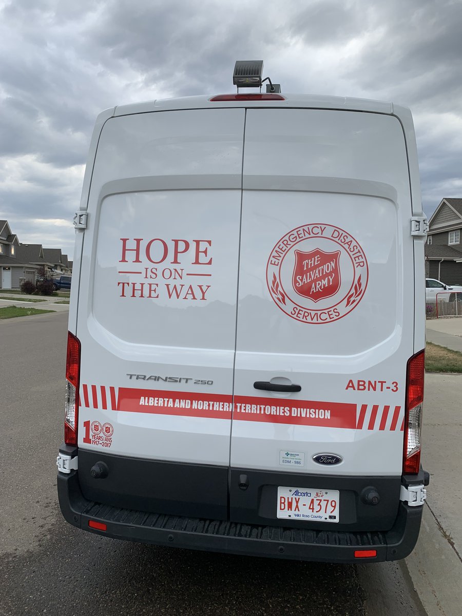 LloydminsterThe's tweet photo. The newest member of The Salvation Army Lloydminster. Our Community Response Vehicle is now here. It will be used to assist First Responders in Emergency situations and also feeding programs in our community. https://t.co/UTDrUvY73p