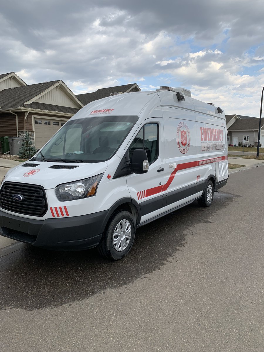 LloydminsterThe's tweet photo. The newest member of The Salvation Army Lloydminster. Our Community Response Vehicle is now here. It will be used to assist First Responders in Emergency situations and also feeding programs in our community. https://t.co/UTDrUvY73p