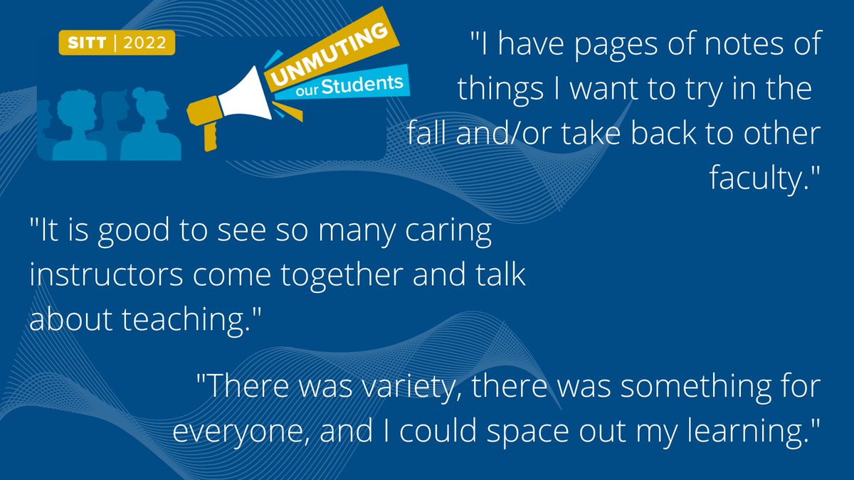 Lily_Jones20's tweet photo. What people have said about previous SITTs! 

Check out what's in the line up for this year: https://t.co/jSqrCL7fwg

#UCDavisSITT #edtech #teachingandtechnology @ucdaviswheel https://t.co/dNd4wOgJy4