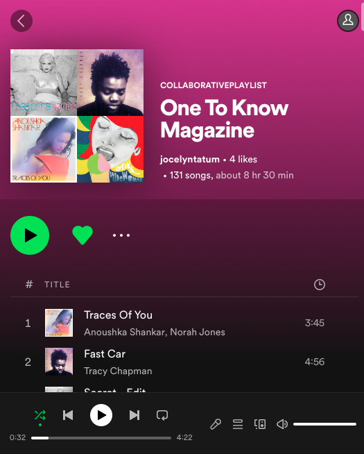 OTKMagazine's tweet photo. Did you know we've got a @Spotify playlist?
You're welcome :)
https://t.co/rHTmOyUZ5P…
#WomenSupportingWomen #womensmagazine #OneToKnow #onetoknowmagazine #supportwomen #womanowned
feat. @Beyonce @lizzo @Madonna @toriamos @brandicarlile https://t.co/nDwMFwgVx9