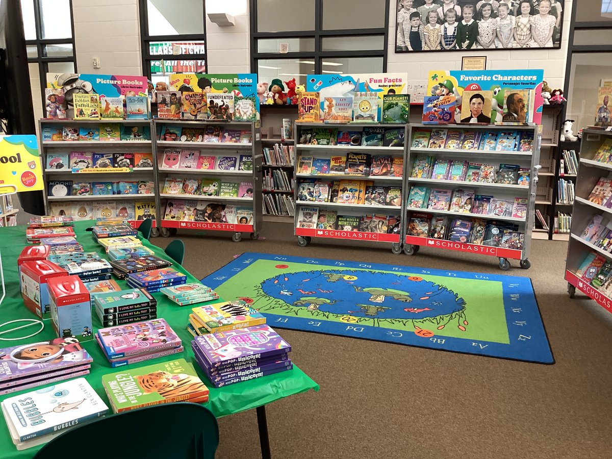 UpchurchElem's tweet photo. The book fair is set up and ready for shopping! We hope to see you there! #LeaperNation https://t.co/uHtkRwHODn
