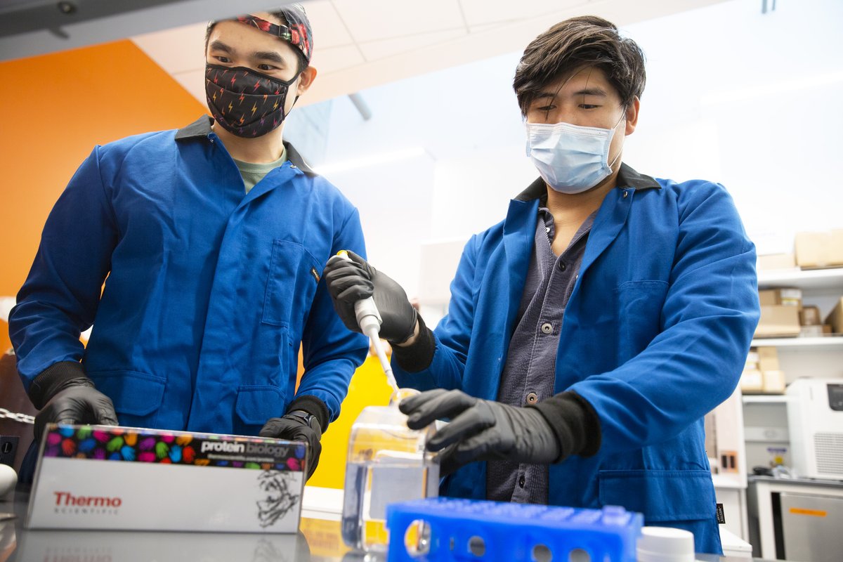 bakarlabs_uc's tweet photo. Congrats to CTO Daniel Estandian and @GlyphicBio on their $409K #SBIR grant, just announced by @NIH ! They sequence single molecule proteins, chewing through them one amino acid at a time. https://t.co/99n2m4Ld3K https://t.co/nf0SNqG8ui