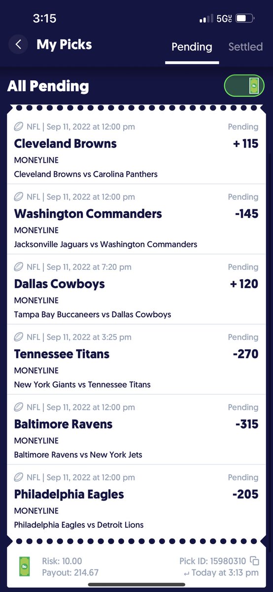 moneylinefitted's tweet photo. week 1 https://t.co/gUK5UWZNF6